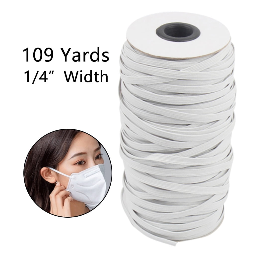 1/8inch Length Round Elastic Band Cord Ear hanging Sewing Crafts DIY Material HK 1/8inch Length Round Elastic Band Cord Ear hanging Sewing Crafts DIY Material HK