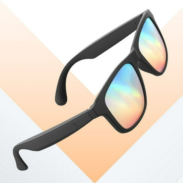 Lunettes Audio Intelligentes, Microphone de Charge Magnétique TR Lunettes Intelligentes Portables Contrôle Tactile pour Réunion