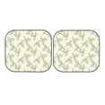 thumbnail image 7 of Haiem Rose Darkseagreen Color Background Car Windshield Sun Shade (2 Pieces) Foldable Windshield Sun Shade Car Accessories for Truck SUV Pickup-Small, 7 of 7
