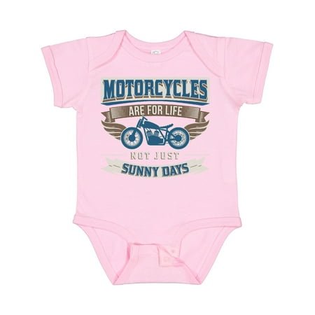 

Inktastic Motorcycles Are for Life Biker Gift Baby Boy or Baby Girl Bodysuit