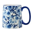 thumbnail image 4 of 10 Strawberry Street  Bella Blue Peonies Mug, Set of 4, 4 of 9