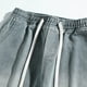 thumbnail image 5 of Pantalones largos de moda para hombre, casuales, de color sólido, con bolsillos y cremallera, cintura elástica, de poliéster., 5 of 9