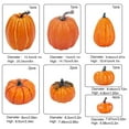 thumbnail image 3 of Pumpkin Fall Decorations Decorative Large Small Outdoor Plastic Faux Artificial Pumpkins For Halloween Autumn Festival Home Table Decor, 3 of 9