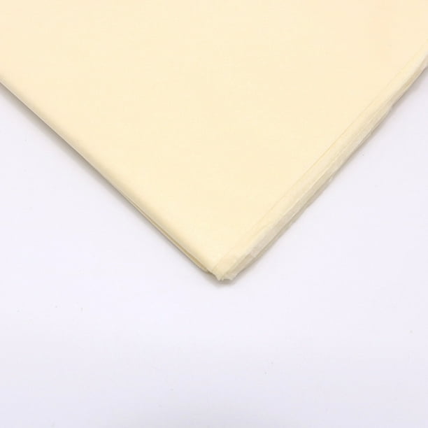 XmhyTop-A Papel de seda beige para envolver regalos, 50 x 66 cm, 10 hojas para manualidades y decoración de embalajes.