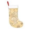 thumbnail image 2 of Honeii World Map for Christmas Stocking,Large Xmas Stocking,Holiday and Family Stocking for Fireplace Christmas Holiday Party Decoration, 2 of 7