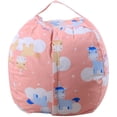 thumbnail image 1 of Yiailnter Housse de Fauteuil Poire de Rangement pour Peluches d'Enfants 16 Pouces avec Toile Durable et Design Imprimé Coloré, Multi-Usage (Ensemble de 1), 1 of 5