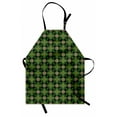 thumbnail image 1 of Abstract Apron Kaleidoscopic Motifs Mosaic Pattern Antique Geometric and Floral Art Composition, Unisex Kitchen Bib Apron with Adjustable Neck for Cooking Baking Gardening, Multicolor, by Ambesonne, 1 of 3