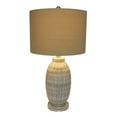 thumbnail image 3 of Urban Designs Rocco Grey Glazed Ceramic Handcrafted Table Lamp, 3 of 4