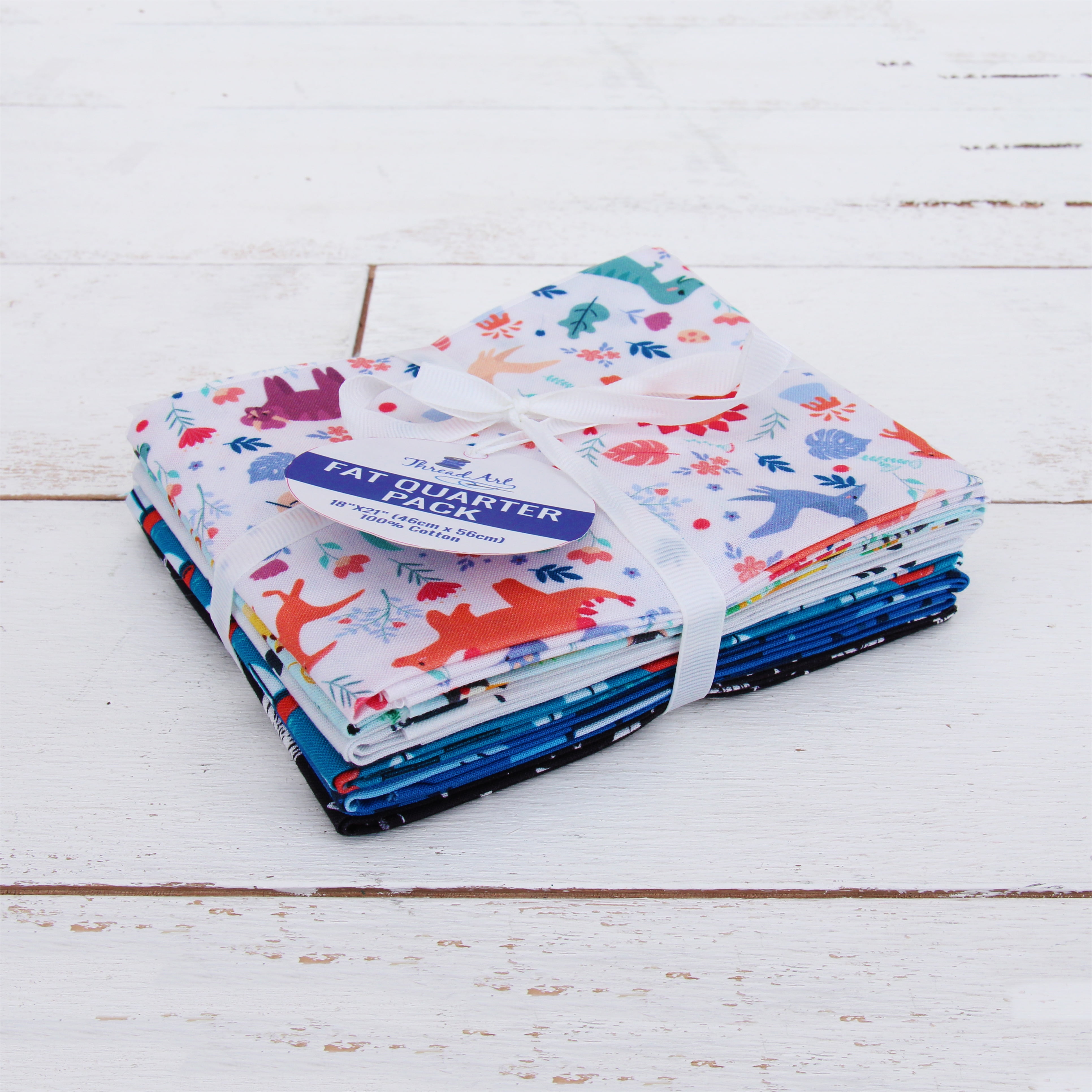 Threadart 6 Fat Quarters Fabric Bundles - Boyish Prints 100% Cotton - 100% Cotton Sewing and Quilting Fabric - Full Size Fat Quarters 18"x21"