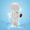 thumbnail image 6 of G1/2in Stainless Steel Brushed Angle Valve Faucet Toilet Water Heater Stop Valve Accessories, 6 of 8