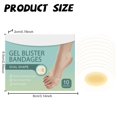thumbnail image 3 of Blister Pads For Feet Hydrocolloid Bandages Adhesive Heel Toe Cushion Protection Bandaids For Blisters Walking Hiking Running Foot Care, 3 of 3