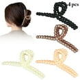 thumbnail image 2 of Bangcool Pinces à Cheveux Mode 4PCS Solide Couleur Mâchoire Pinces à Cheveux Griffe Barrettes, 2 of 10