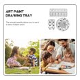 thumbnail image 3 of 3pcs Aluminum Paint Plate Tray Mixing Rod Spatula Set for Watercolor Oil, 3 of 4