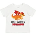 thumbnail image 3 of Inktastic Little Brother Cute Red and Orange Dragon Boys Toddler T-Shirt, 3 of 5