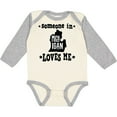 thumbnail image 3 of Inktastic Michigan Travel Someone Loves Me Boys or Girls Long Sleeve Baby Bodysuit, 3 of 5