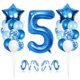 thumbnail image 5 of Advancent Juego de globos de cumpleaños Globo de aluminio 1-8 años Juego de globos Decoración de fiesta Kits de decoración para fiestas No. 4 Advancent HA040083-04, 5 of 6