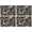 Pioneer Flower Floral-1, variant on Pioneer Flower Floral Print Pattern Summer Placemats Table Placemats Set Of 4-Linen Kitchen Washable Placemats Table Mats 12x18 Inch Non-Slip Heat Resistant