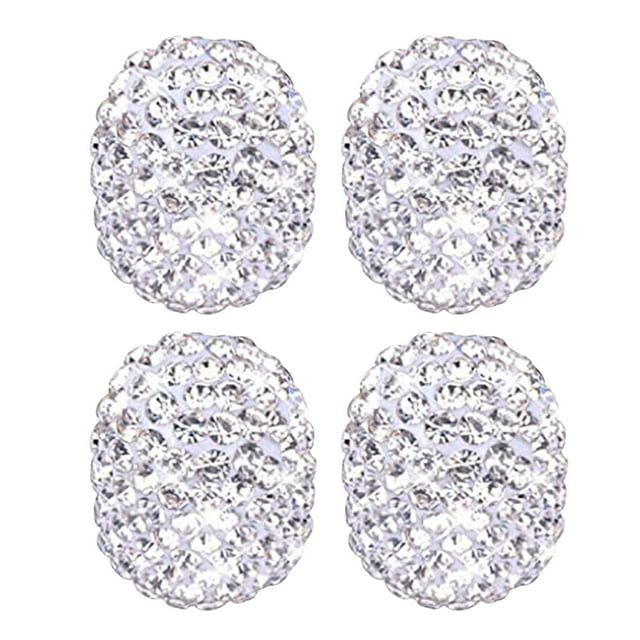 Agiferg Capuchon de Pneu d'Automobile Incrusté de Diamants, Étanche, pour Pneu à Air