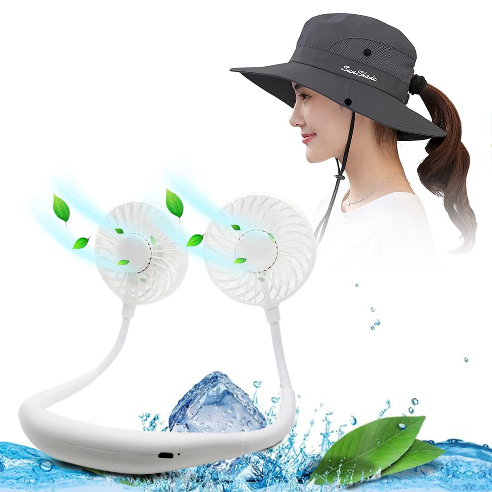 Ponyta Neck Fan Portable Hands-free and 