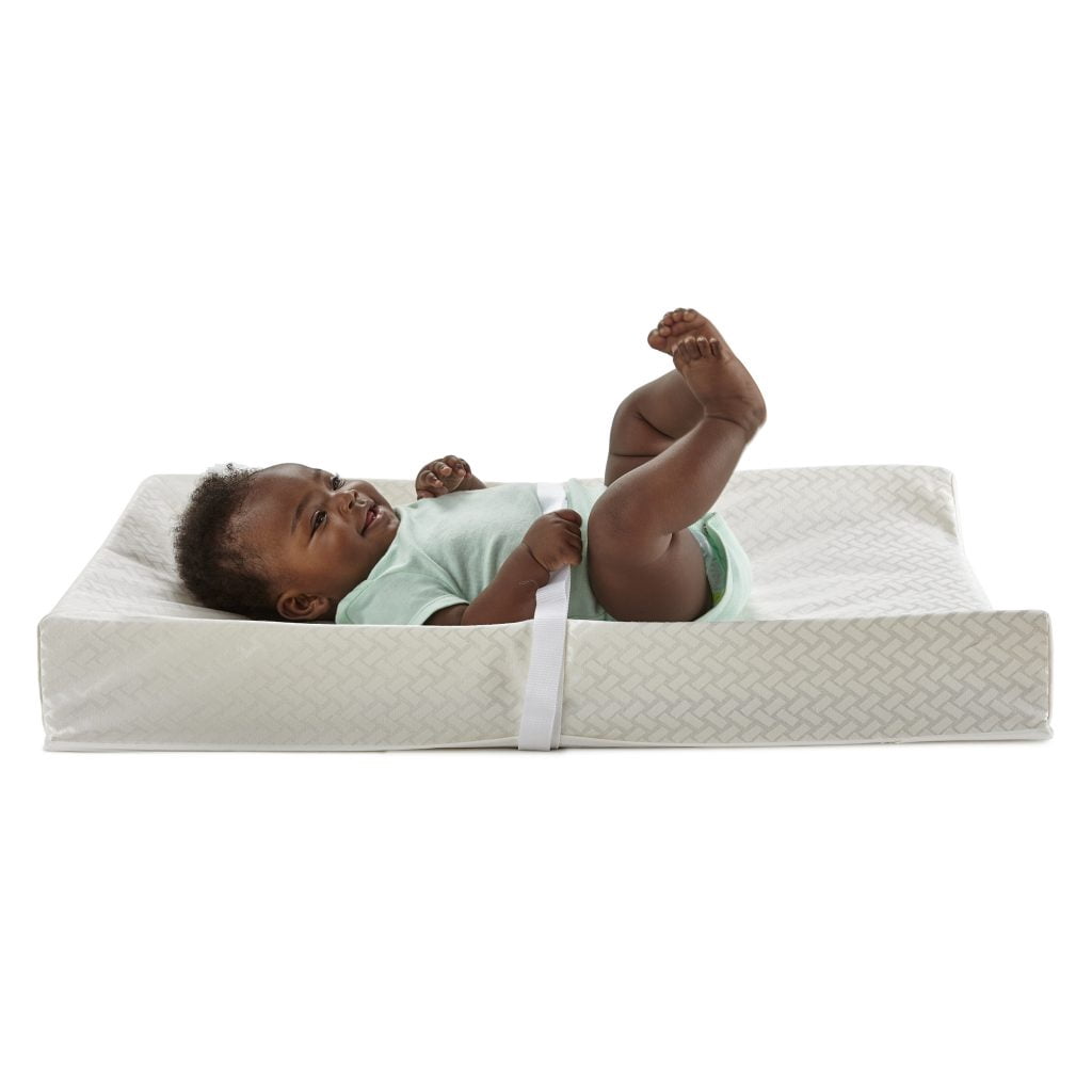 Sealy Cotton Waterproof Diaper Changing Pad, off-White