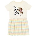 thumbnail image 3 of Inktastic I'm Five-cowgirl Riding Horse Birthday Girls Toddler Dress, 3 of 5