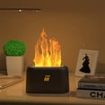 thumbnail image 4 of Flame Aroma Diffuser Air Humidifier Ultrasonic Cool Mist Maker Fogger Led Essential Oil Flame Lamp Difusor, 4 of 4
