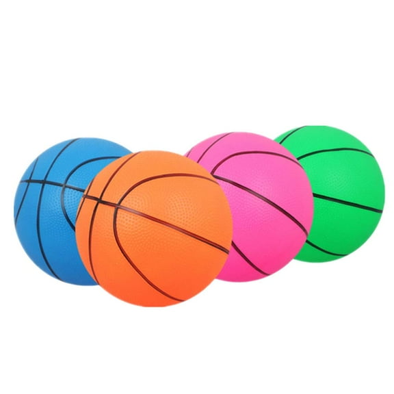 WHAMVOX Red Small Basketball for Kids Playing with PVC Material 4-inch