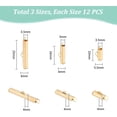 thumbnail image 2 of 72Pcs 6 Styles 3 Sizes 2 Colors 304 Stainless Steel Slide On End Clasp Tube Buckle Clasps Slider End Caps Clasps Jewelry Accessories Findings 10-25mm Long for DIY Jewelry Craft Making, 2 of 9