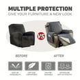 thumbnail image 7 of Lavish Cover Luxe Waterproof & Non-Slip Recliner Chair Cover, Washable Funiture Protectors for Kids, Pets(28 inch, Light Coffee), 7 of 7