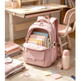 thumbnail image 5 of KEVCHE School Backpack 15.6 Inch Laptop Bookbag，Large Lightweight Spacious Design with Multiple Pockets and Cute Color，Durable Versatile School Backpack for Daily Travel Outdoor Gifts, 5 of 7
