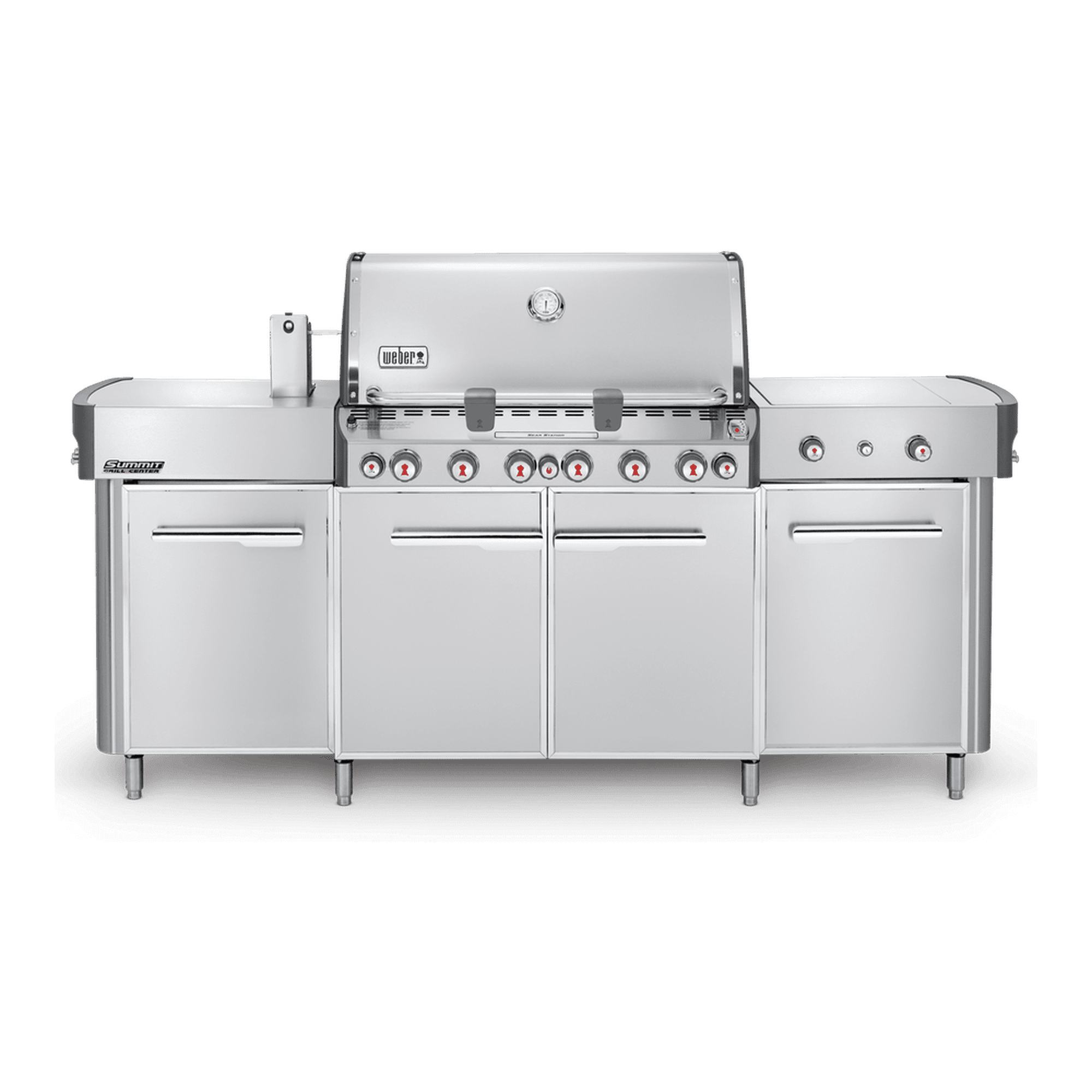 Weber (291001) Summit Grill Center Propane Gas Grill With Rotisserie, Sear Burner & Side Burner