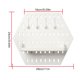 thumbnail image 2 of Estante de almacenamiento de pared sin perforaciones Cocina Baño Artículos colgantes Estante de almacenamiento Estante de pared Decoración Blanco Monstrate HA7805-01B, 2 of 6