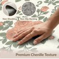 thumbnail image 6 of ODIKA Romantic Scroll Border Flower Trellis Bouquet Petal Vintage Girly Refined Stain Resistant Thin Throw for Entryway, Kitchen, Laundry Room, 6 of 7