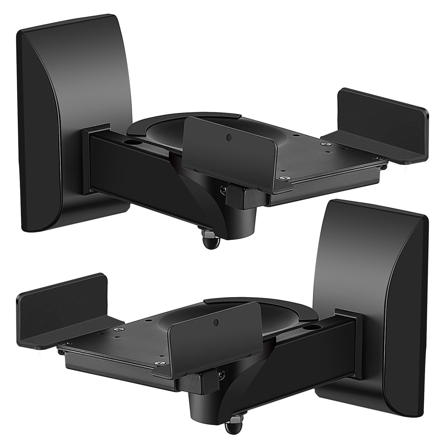 Dual Bookshelf Speaker Wall Mount 2 Pack Speaker mounts for Surround