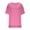 02 Pink, variant on Weiqiqre Womens Summer Tops Oversized Tshirts Summer Casual Short Sleeve Crew Neck T Shirt Loose Fit Side Slit Tee Tops