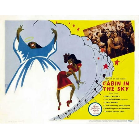 Cabin In The Sky Movie Poster Half Sheet Style A 22 X 28