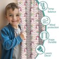 thumbnail image 3 of Blackout Kids Curtains,Pink Striped Cartoon Unicorn Pattern Childrens Insulated Curtains Set Of 2,Bedroom Essentials,Toddler Room Decor 42"x84", 3 of 5