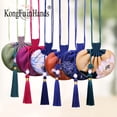 thumbnail image 2 of Palace Sachet Chinese Style Plum Blossom Lotus Pattern Smooth Tassel Car Hanging Bedroom Decoration Fashion Jewelry Bags 2021 07, 2 of 6