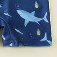 thumbnail image 4 of KPOPLK Baby Boy Swimsuit Rash Guard Shirts Toddler Boy Swimwear Full Zipper UPF 50+ Sun Protection Infant One Piece Bathing Suit(Blue,2-3 Years), 4 of 6