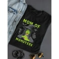 thumbnail image 3 of Mom Of Monsters. Funny Quote. T-Shirt Women -Image by Shutterstock, Female Large, 3 of 4