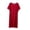 Wine, variant on Pafei Tyugd Nightshirts for Women Soft Breathable Short Sleeve Mini Nightdress Lightweight Casual Round Neck Pajama Dress Ladies Nightgowns Loungewear Black 2XL