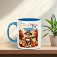 thumbnail image 5 of Thanksgiving Chihuahua Pilgrim Grateful, Thankful, Blessed Fall Welcome 11oz Accent Two-tone Mug Dog Lover Gifts Idea Coffee Tea Cup - 00021, 5 of 5