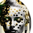 thumbnail image 4 of Designart "Divine Feminine Ascension IV" Modern Woman Round Metal Art, 4 of 5