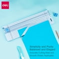thumbnail image 2 of Deli A4 A5 Paper Cutter 12 in Straight Paper Trimmer with Side Rule, Blue, 2 of 11