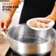 thumbnail image 4 of Stainless Steel 6-Quart Electric Pressure Cooker Steam Rack Steamer Basket Insert Set, Silver (COMINHKPR111848) Silver Silver, 4 of 5