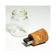 Message in A Bottle Cork Stopper 4GB High Speeed USB 2.0 Flashdrive