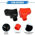 thumbnail image 4 of 3 Pair Car Battery Terminal Insulation Covers 68mm Length 21mm 0.83" Battery Post Cap for Motorcycle, 4 of 6
