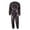 Black, variant on Breathable Elastic Sauna Suit Sweat Suit Promotes Detoxification Fat Loss Perfect For Running Gym Exercise