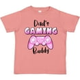 thumbnail image 3 of Inktastic Dad's Gaming Buddy- Pink Controller Boys or Girls Toddler T-Shirt, 3 of 5