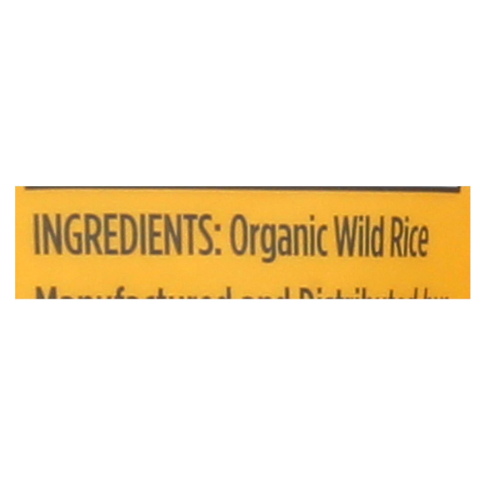 Lundberg Family Farms Organic Wild Rice - Case of 6 - 8 oz.